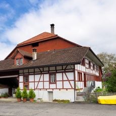 Rällikon, Doppelwohnhaus (1535, 18. und 19. Jh., ehem. Taverne)