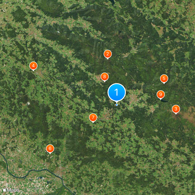 Landkreis Regen Kaart