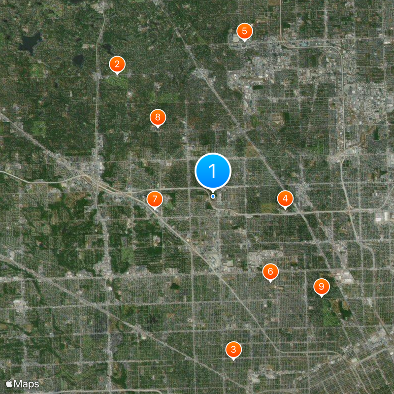 WXYT-FM Map