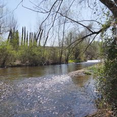 Roman bridge over the Iregua River