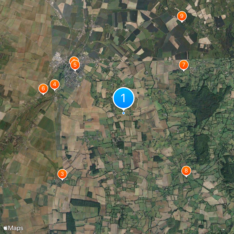 Pays d'Auge Map