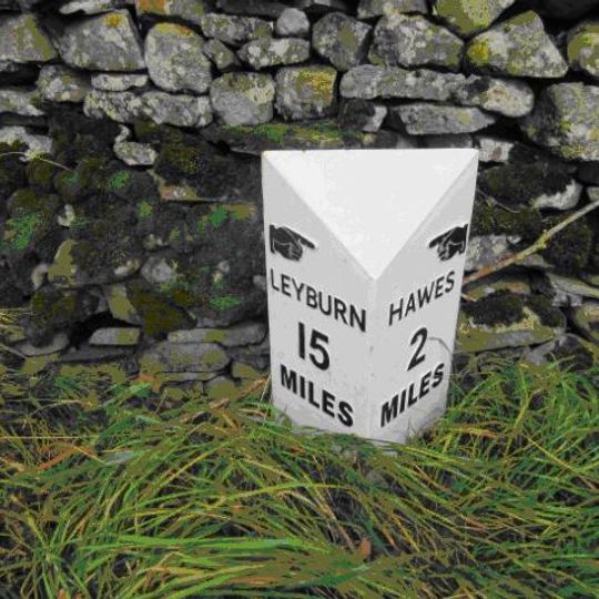 Milestone, Burtersett   at SD90218963