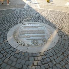 Pamětní deska založení města v Havlíčkově ulici v Uherském Hradišti