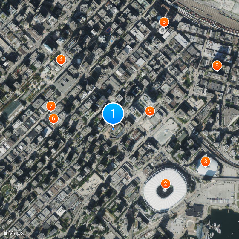 Vancouver Public Library Map