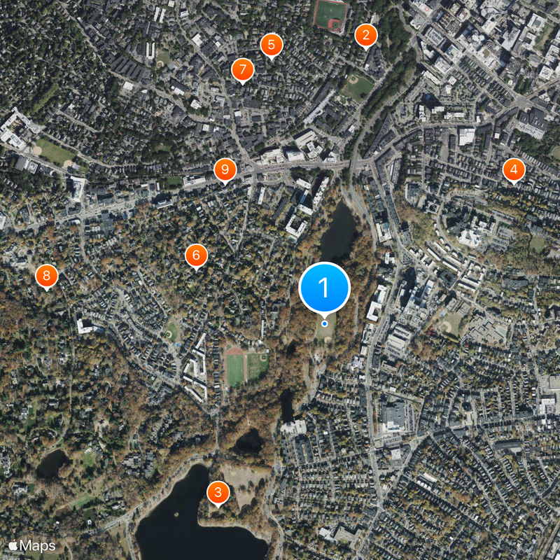 Emerald Necklace Mapa