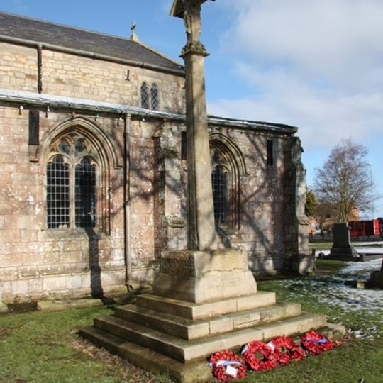 Ingoldmells War Memorial in Churchyard to Church of St Peter and St Paul