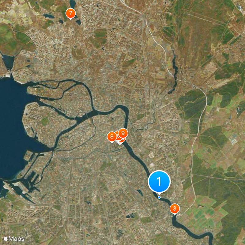 Nevsky District Karte