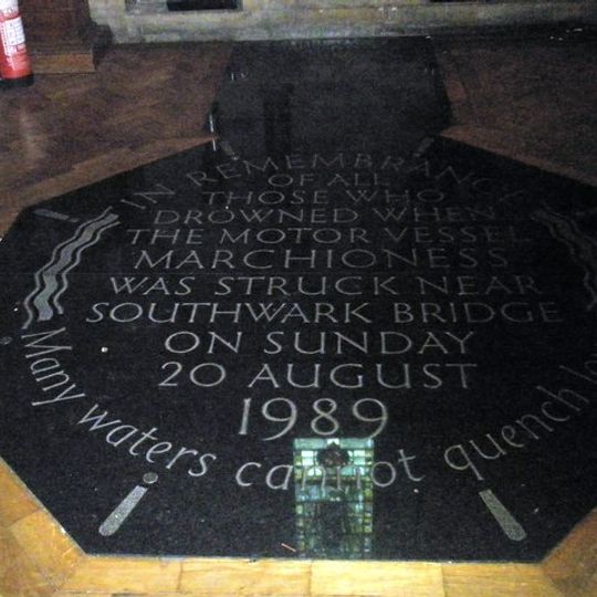 Marchioness disaster memorial stone