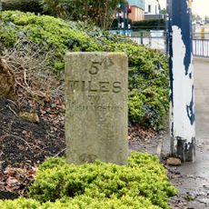 Milestone, Manchester Road; W of junction A6140