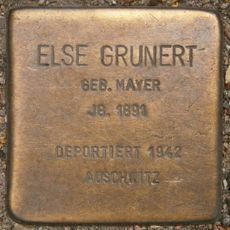 Stolperstein dedicated to Else Grunert