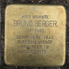 Stolperstein dedicated to Bruno Berger