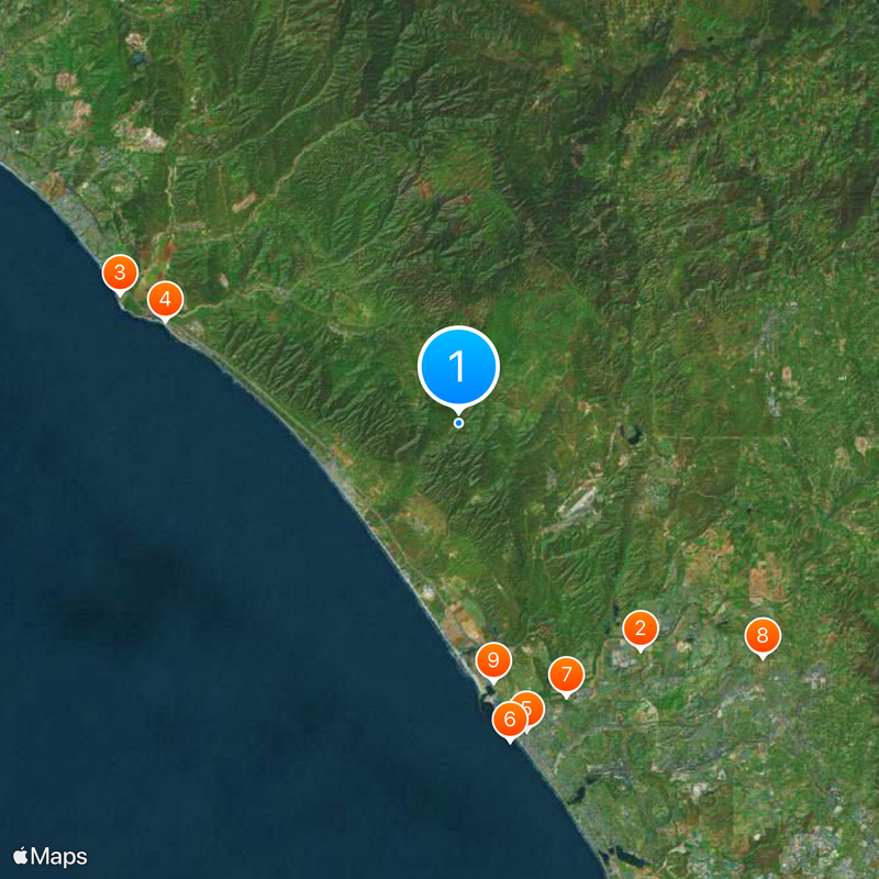Marine Corps Base Camp Pendleton Mapa