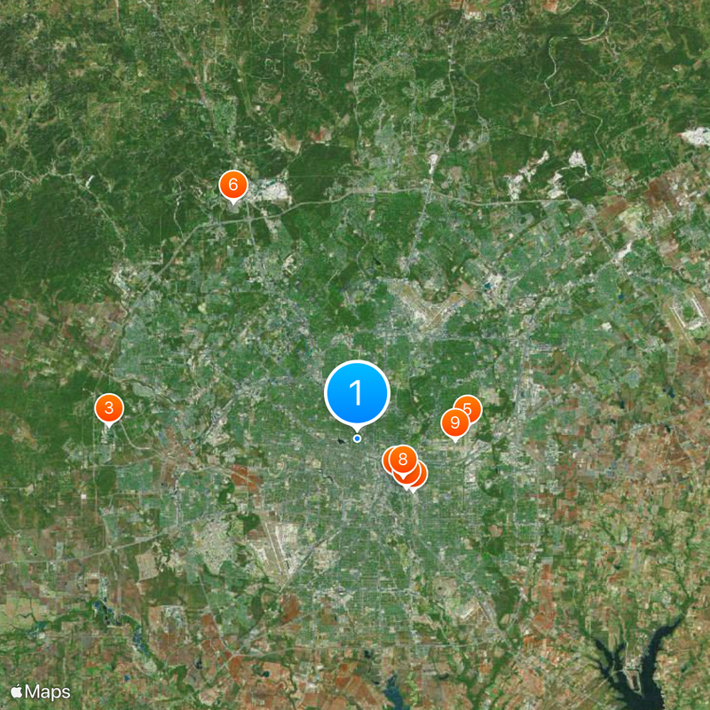 Condado de Béxar Mapa