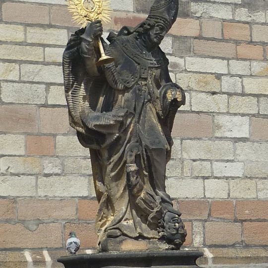 Statue of Saint Norbert in Žatec