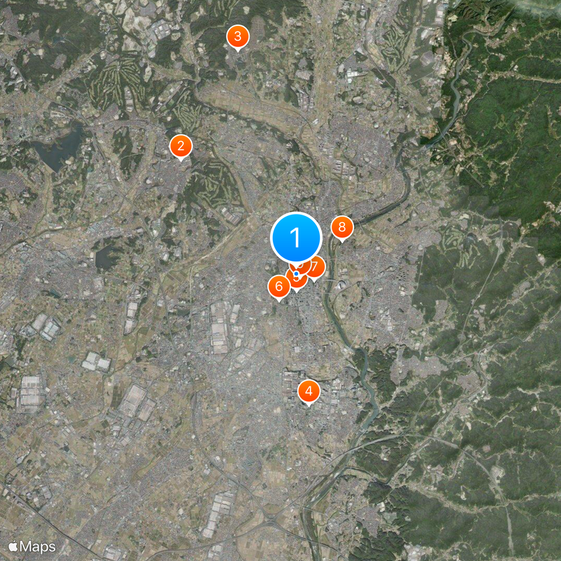 Toyotashi Station Map