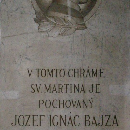 Dóm sv. Martina, konkatedrála, tabuľa pamätná