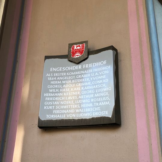 Stadttafel Engesohder Friedhof