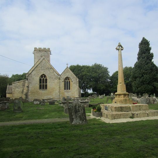 Medieval cross 40m east of Holy Cross Church