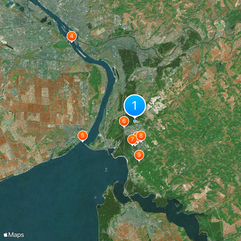 Novosibirsk Higher Military Command School Map