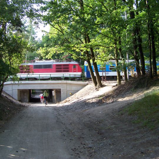 Railway bridge over Pilovská street