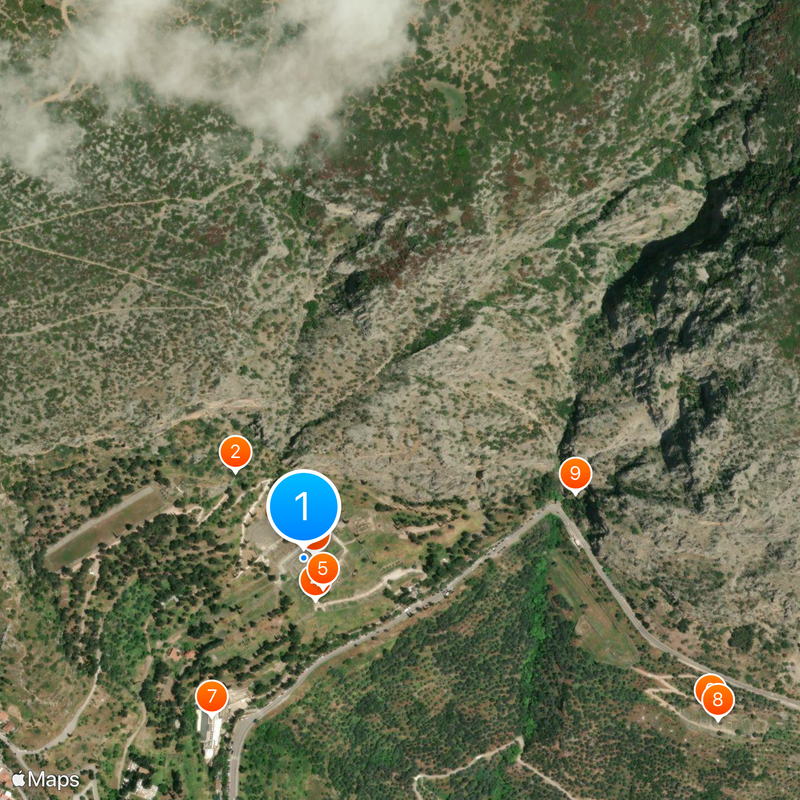 Oracle de Delphes Carte