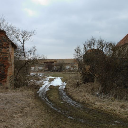 Deserted farmyard