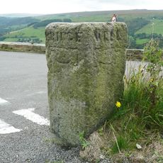 Guide Post At Se 006271 At Junction Of Wadsworth Lane