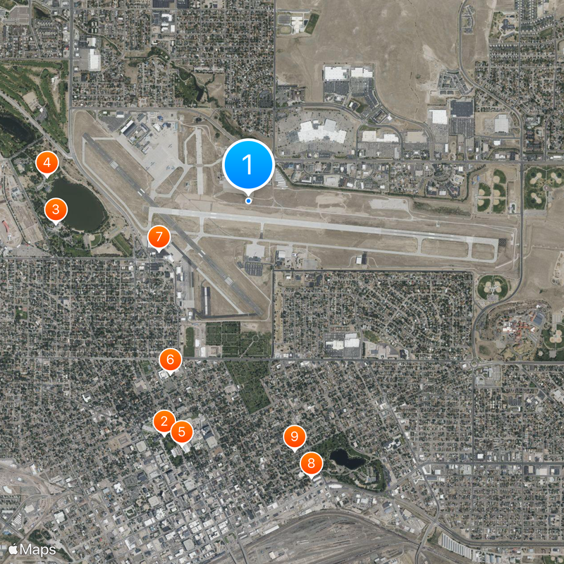 Cheyenne Regional Airport Map