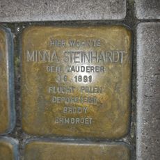 Stolperstein dedicated to Minna Steinhardt