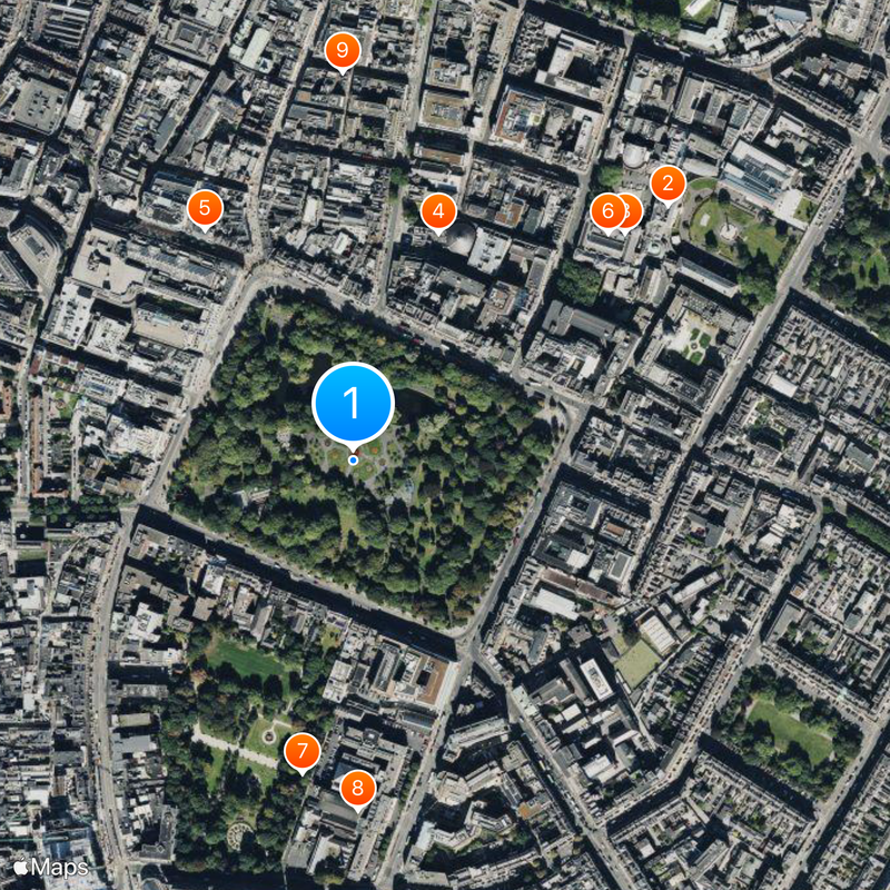 St Stephen's Green Carte