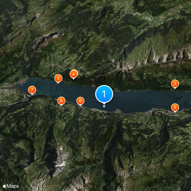 Walensee Map