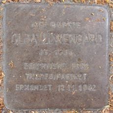 Stolperstein dedicated to Olga Löwengard