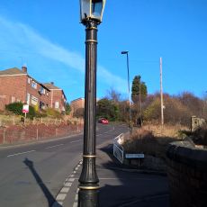 Sewer Gas Lamp at Junction with Tipton Lane