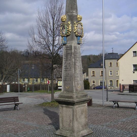 Polish-Saxon Post Milestone in Schlettau