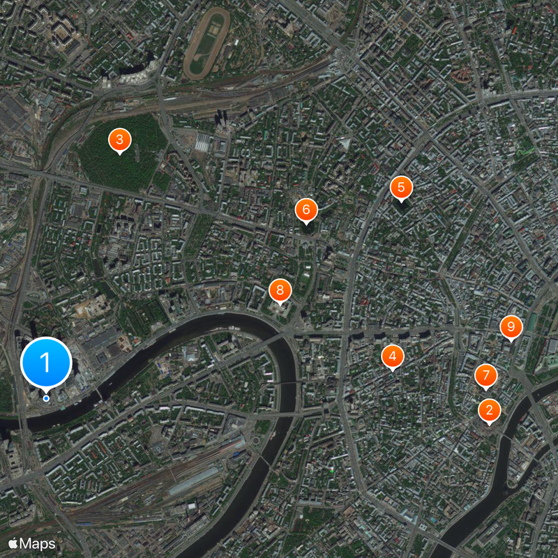 Presnensky District Mapa