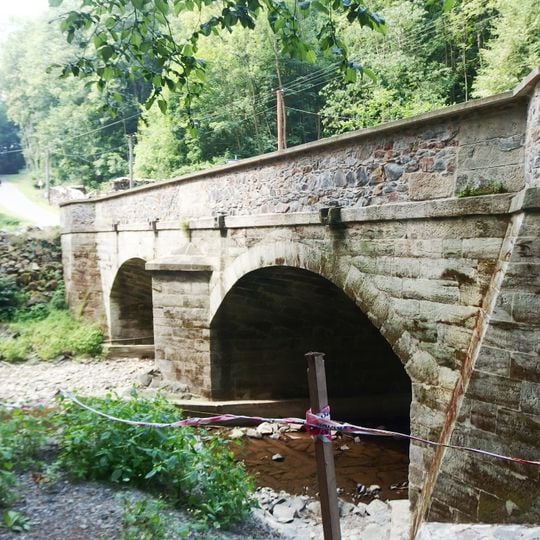 Stone bridge Předhradí - Hněvětice