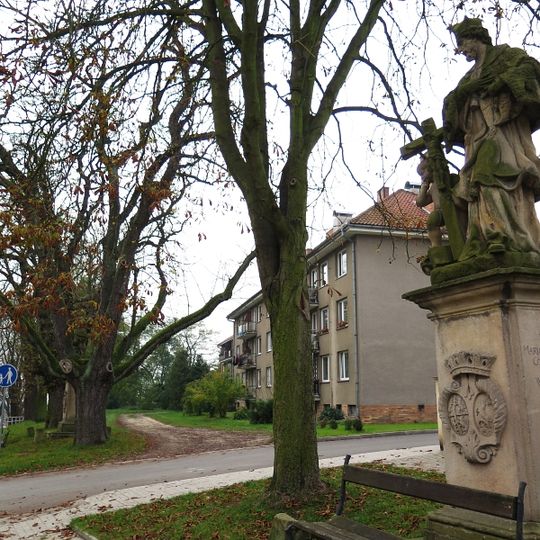 Statues of Saint Wenceslaus and Saint John of Nepomuk in Rožďalovice