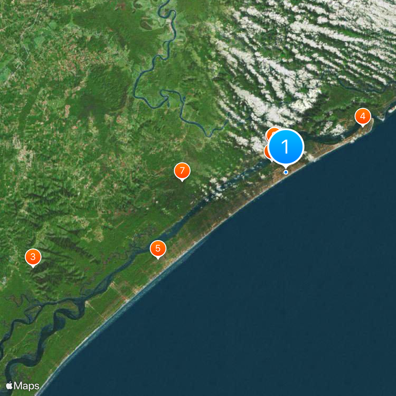 Ilha Comprida Map