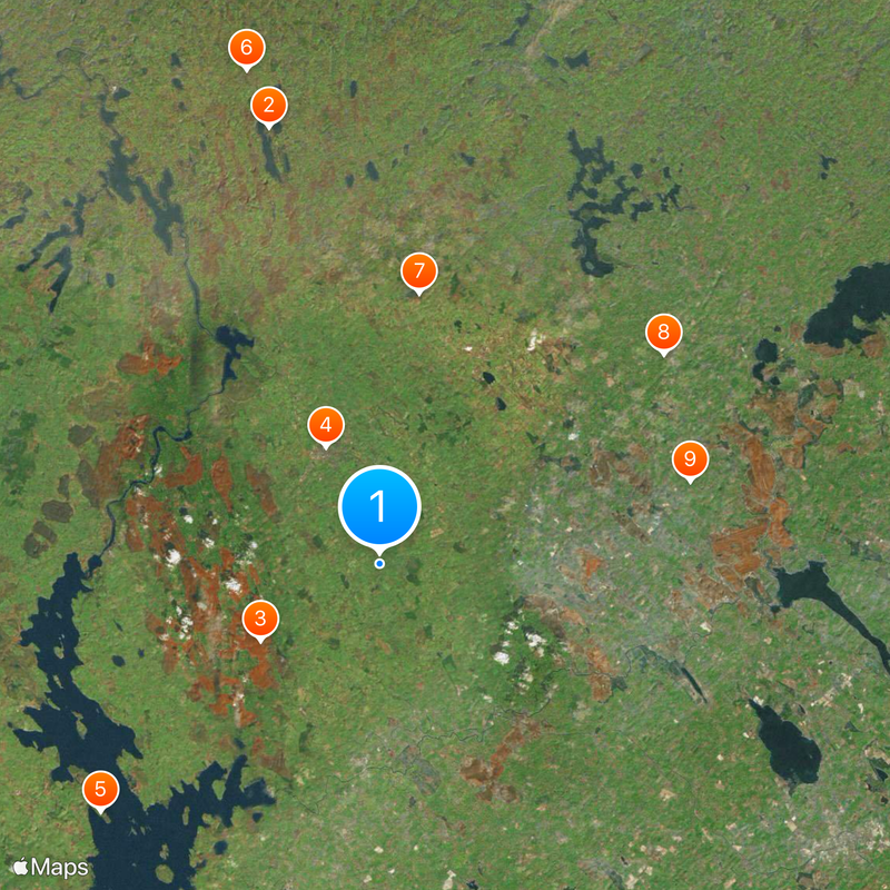 Condado de Longford Mapa