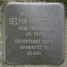 Stolperstein en memoria de Selma Henschel