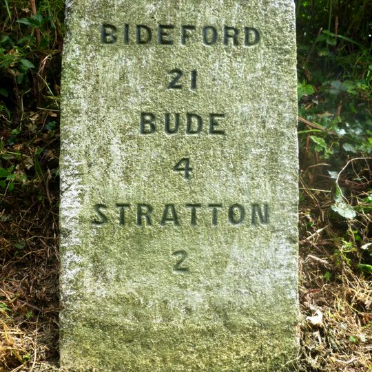 Milestone, Barnacott, lay-by