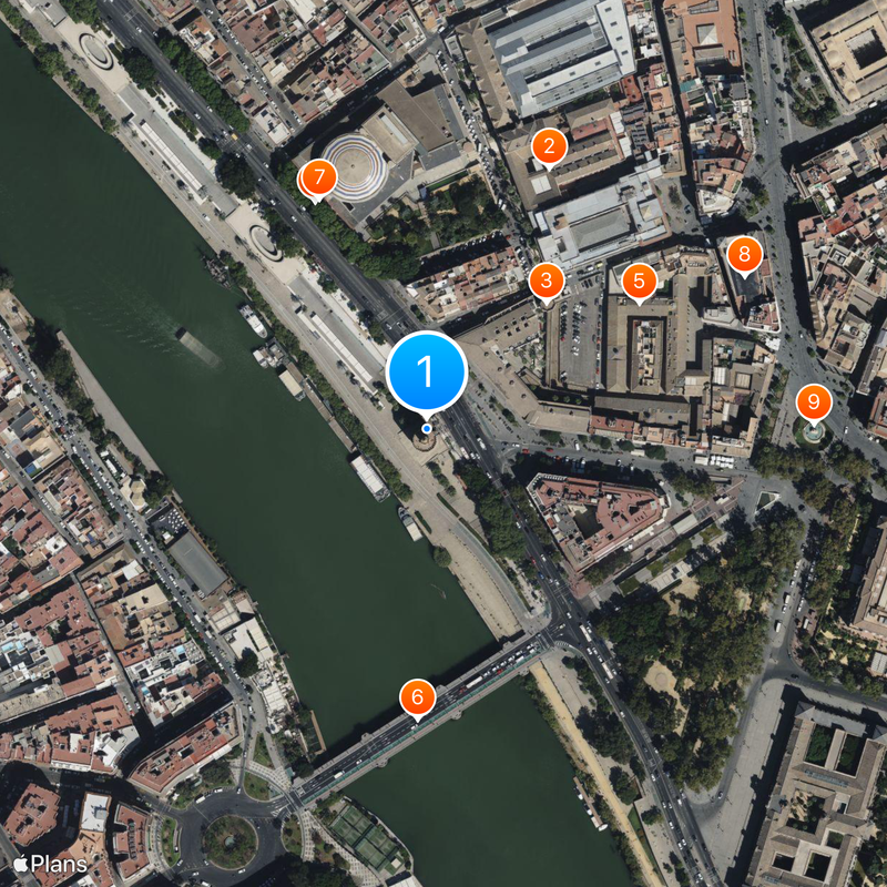 Torre del Oro Mapa