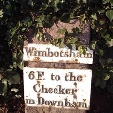 Milestone, Lynn Rd,  Wimbotsham, by No. 149 , S of jct with Low Rd