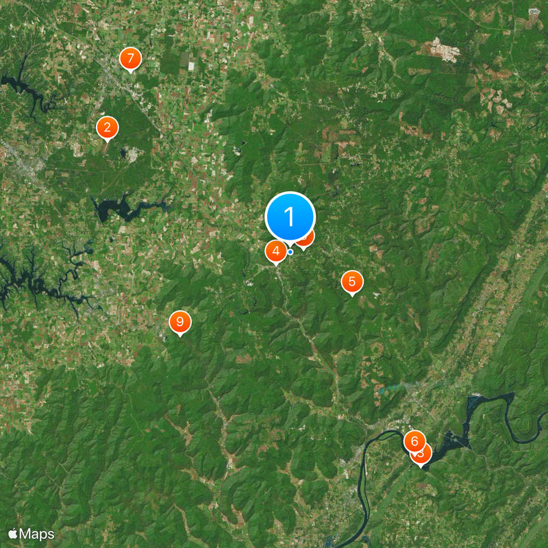 Highlander Research and Education Center Map