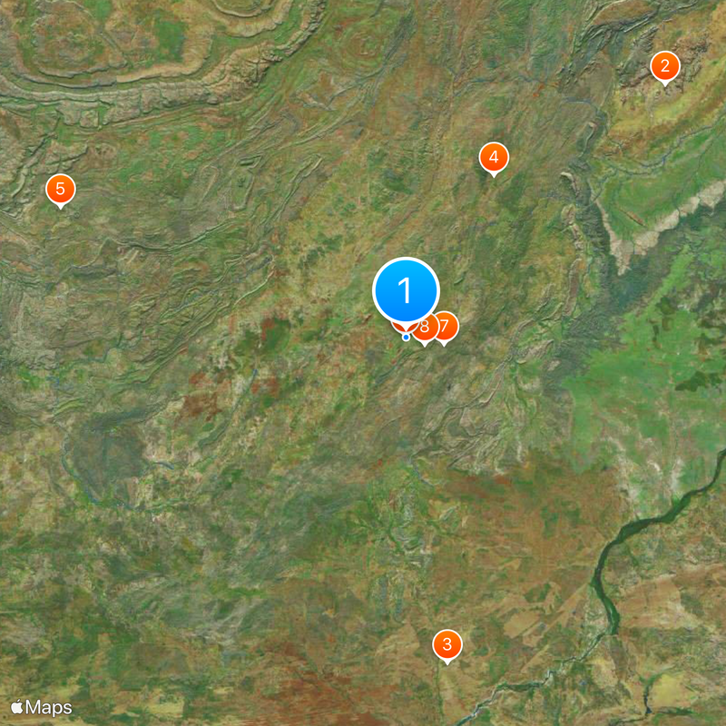 Halls Creek Map