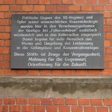 Gedenktafel NS-Zeit