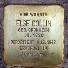 Stolperstein dedicated to Else Collin