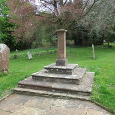 Medieval cross in Chelmarsh churchyard