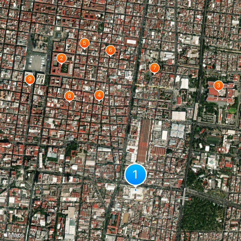 Mercado de Sonora Mapa