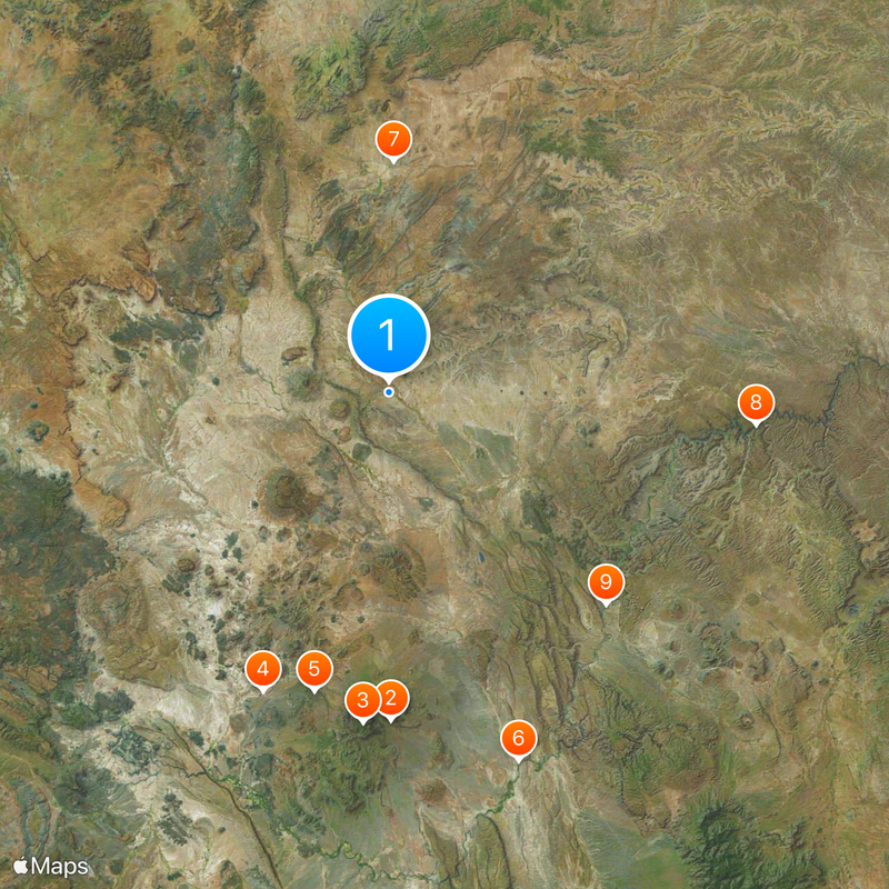 Condado de Brewster Mapa